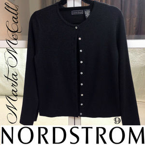 LAURA SCOTT S Black Sparkle Cardigan